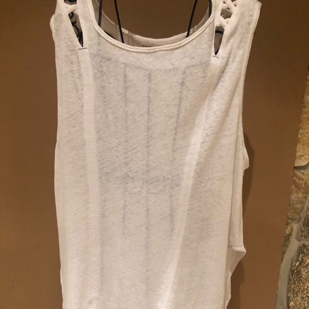 WE THE FREE WHITE TANK TOP SMALL
